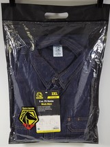 L) Revco Black Stallion Denim 8oz FR Welding Work Shirt (2XL) (FS8-DNM) - $34.64