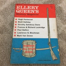 Ellery Queen&#39;s Mystery Magazine Dorothy Salisbury Davis Vol 34 No 1 July 1959 - £9.58 GBP