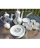 SEVRES Porcelain Germany Teas Set 21 Piece Set Attractive Floral Pattern... - €109,97 EUR