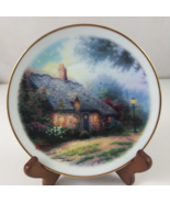 Teleflora Gift Thomas Kinkade Painter Of Light Moonlight Cottage 6&quot; Plate - €8,47 EUR