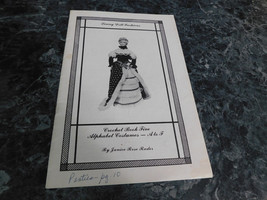 Living Doll Fashions Crochet Book  5 Five Alphabet Costumes A to F Janic... - $2.99