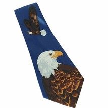 Davvero Benino Bald Eagle Bird of Prey Novelty Necktie - £11.63 GBP