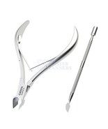 PROFESSIONAL HIGH QUALITY STAINLESS STEEL CUTICLE NAIL NIPPER CUTTER PUSHER - $9.49