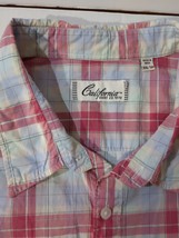 California Shirt Co Button Down Shirt Cody Poplin Men&#39;s Long Sleeve Size... - $11.86
