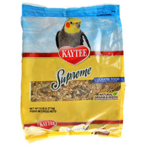 Kaytee Supreme Cockatiel Food Natural Grains and Seeds 15 lb (3 x 5 lb) ... - £70.13 GBP