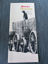 BORAX Museum Furnace Creek Ranch Death Valley California CA Brochure 1960s - £13.95 GBP