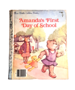 Amandas First Day of School Little Golden Book by Joan Goodman Hardcover - £25.84 GBP