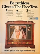 Philco Ford Be Ruthless Give us The Face Test 1968 Vintage Print Ad - $8.79