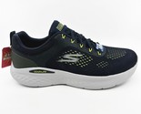 Skechers Go Run Lite Navy Lime Mens Extra Wide Athletic Sneakers - £47.22 GBP