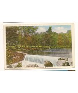 Pierce&#39;s Mill Dam In Rock Creek Park Washington D.C. Linen Postcard Unused - £4.48 GBP