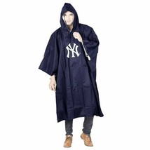 MLB New York Yankees Deluxe Reusable Rain Poncho Official Team Merchandise - £18.08 GBP