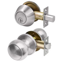 CML Hardware Entry Deadbolt Door Lock and Passage Knob Combo Set Single Cylin... - $25.25