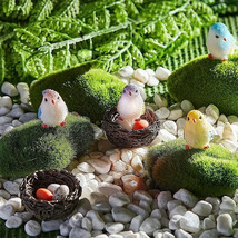 Dollhouse Bird Set of 2 Random Cute Birds for Garden 1/12 Scale - €2,56 EUR