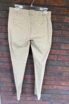 Banana Republic Sloan Pants Size 4L Tapered Casual Stretch Khaki Pants T... - $8.55