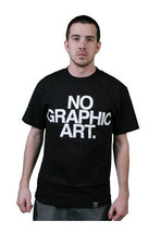 Dissizit Hombre Negro No Gráfico Arte Camiseta Hecho En U. Compton Californa Nwt - £11.35 GBP
