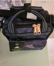 Adidas Squad Lunch Bag Insulated Charcoal Rose Gold Multiple Pockets Adjustable  - £20.91 GBP