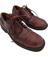 ROCKPORT trutech hydro shield vibram mj401 brown leather size 11M shoes - $35.27 CAD