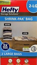 Hefty Vacuum Seal Shrink Pak 34&quot; x 22&quot;- 2 Large Bags (Open Box) - $8.09