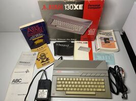 Atari 130XE Personal Computer VTG w/ Original Box Manuals Power Supply &amp;... - $296.97