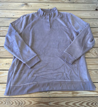 Anybody NWOT Women’s Fleece Back French Terry Pullover Size L Almond BR - £10.87 GBP