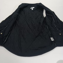 Charter Club Petite Girls/Women's Black Full Zip Sleeveless Vest Pockets Size PM image 7
