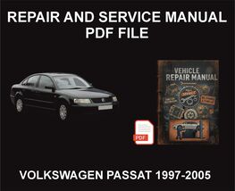 Volkswagen Passat 1997-2005 Repair Manual, Guide, WorkShop Book - $18.00