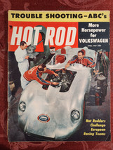 RARE HOT ROD Magazine April 1957 Ak Miller Roadster Volkswagon Horsepower - £17.08 GBP