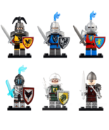 Castle Dragon Knight Wolfpack Raven Knight Fright Knight 6pcs Minifigures Toys - $14.49