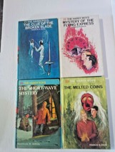 Vintage hardy boys books Franklin W Dixon hardcover mystery lot of 4 - £22.22 GBP