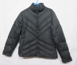 Patagonia Womens Down Fill Sweater Full Zip Puffer Jacket Black Sz L Ups... - $47.45