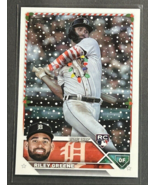 2023 Topps Holiday  #H70 Riley Greene RC Rare SP Image Variation - $8.90
