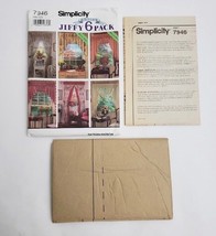 Vintage Simplicity Abbie's Jiffy 6 Pack Pattern 7946 One Size 1992 Uncut - $14.80