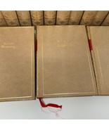 Vintage Blacks Readers Service Works Of Books Leather Bound Gold Trim LO... - $142.23