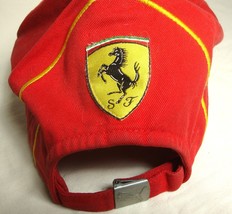 Vintage FERRARI Racing Hat Official Scuderia Truckers Baseball Cap Red Y... - $33.25