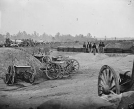 Union Fort Richardson Encampment Fair Oaks Virginia 1862 8x10 US Civil War Photo - £6.89 GBP