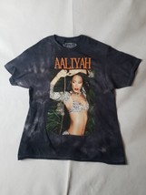 Mens T Shirt Size Large Aaliyah HIP HOP  R&amp;B Ripple Junction NWT Black CA4 - £15.50 GBP