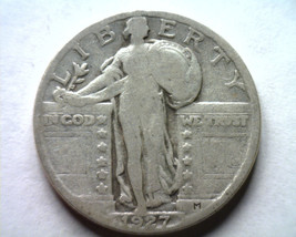 1927 Standing Liberty Quarter Very Good+ Vg+ Nice Original Bobs Coins 99c Ship - £11.52 GBP