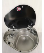 1 Burner Gas Stove Hob Sink Combo 1*1.35KW 525*425*150mm GR-600R Boat Ca... - $738.08 CAD+
