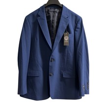 Vince Camuto Blazer Mens 44 XL Navy Blue Stretch Sports Coat Jacket Offi... - $84.85