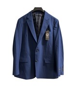 Vince Camuto Blazer Mens 44 XL Navy Blue Stretch Sports Coat Jacket Offi... - $1,583.17 MXN
