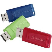 Verbatim 97002 4GB Store &#39;n&#39; Go USB Flash Drives, 3 pk - £38.94 GBP