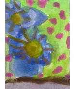 Original Abstract Watercolor Painting &quot;Summer&quot; ACEO by 6 Year Old Artist... - £6.25 GBP