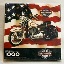 Vintage Springbok 1000 Piece Harley-Davidson Motor Cycles Puzzle New Sea... - £29.60 GBP