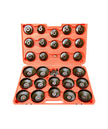 30pcs Cap Cup Type Oil Filter Remover Wrench Tool Removal Socket Set - £72.55 GBP