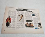 Norton Space Sportsman&#39;s Blanket Gift Wrapping woman bikini Vtg Print Ad... - $5.98