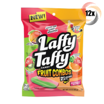 12x Bags Laffy Taffy Fruit Combos Assorted 2 Flavors In 1 Candy Peg Bags... - £24.68 GBP