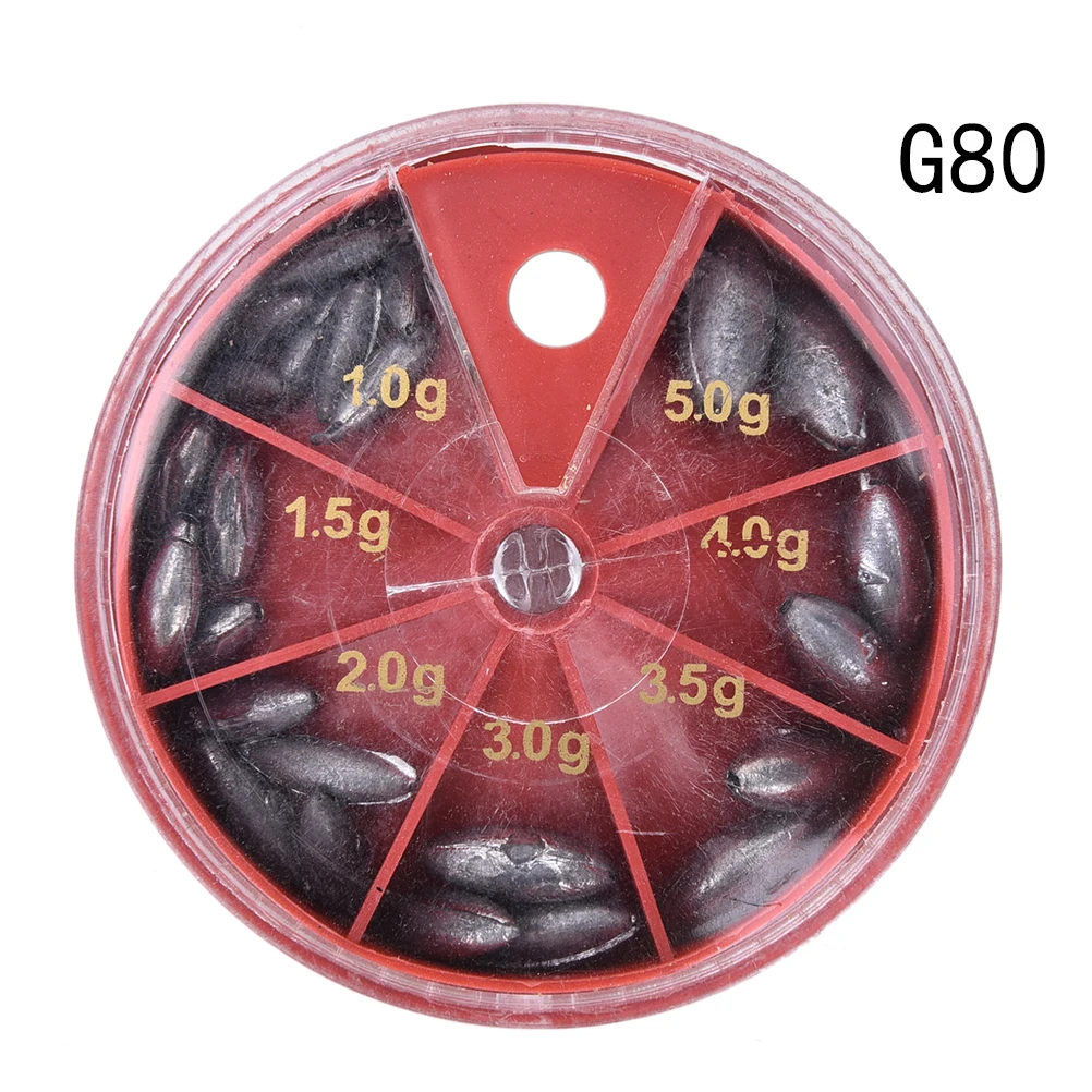 Hot Sale 1 box Fishing Supplies Of Lead Explosion Models Selling Sinkers Fish ac - £48.94 GBP