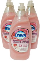 3 Dawn Pomegranate &amp; Rose Water Ultra Gentle Clean Dishwashing Liquid 20... - $34.95