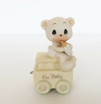 Precious Moments Birthday Train May Your Birthday Be Warm For Baby 1985 - $14.99