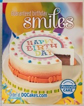 Dairy Queen Poster Birthday Cakes 22x28 dq2 - £65.68 GBP